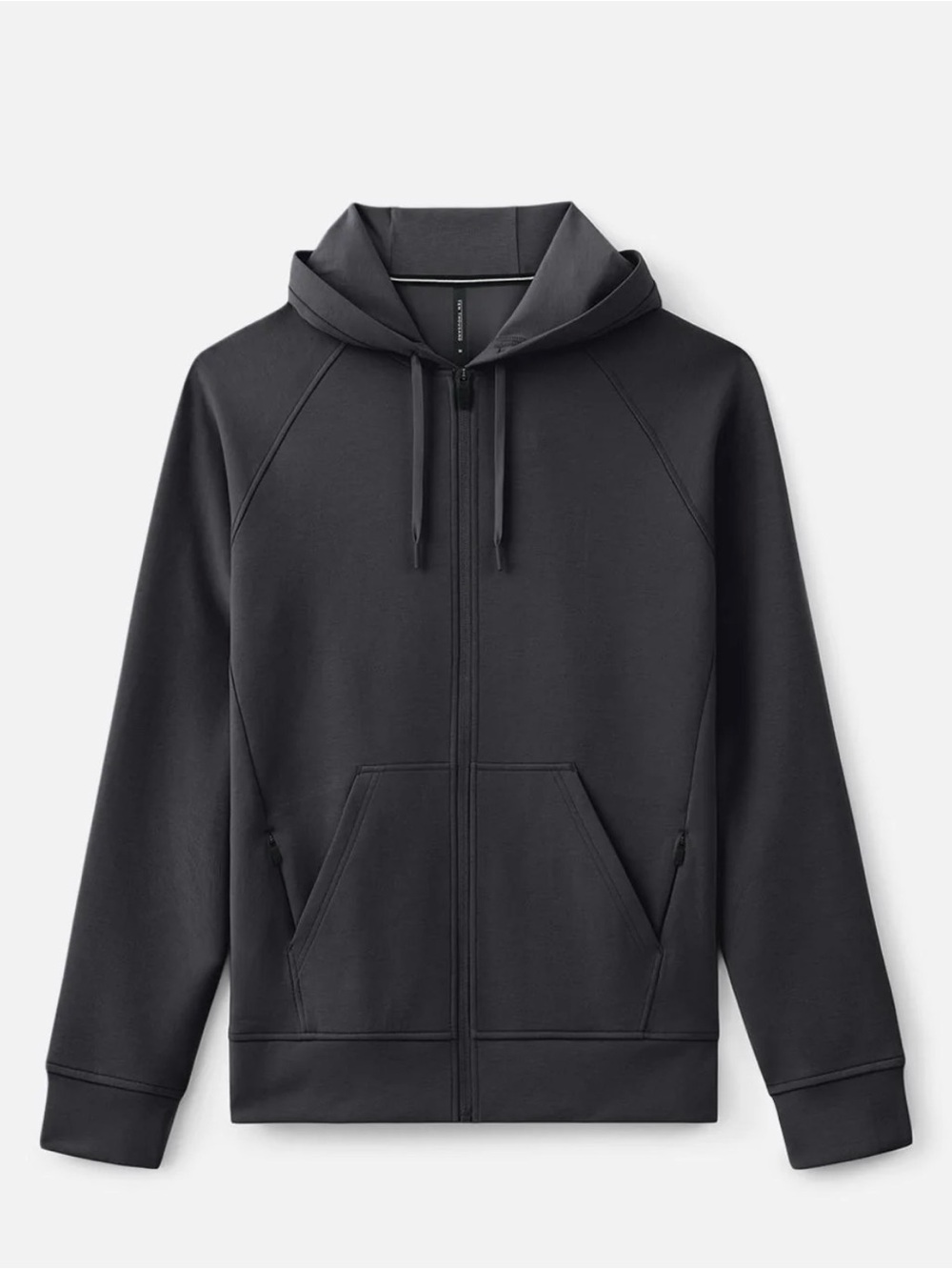 Ten Thousand Men's Intervall Fleece Full Zip Hoodie, Black size Small